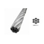CABLE DE ACERO GALVANIZADO 6X7+1DE 03mm ROLLO DE 25 Metros