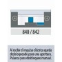 CERRADERO ELECTRICO CORTO AUTOMATICO CON DESBLOQUEO JIS 842-901 G