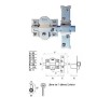 CERROJO FAC NIQUELADO N.301-R/80