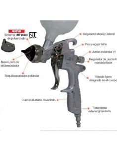 Pistola de pintura 20V S/bateria Mod: WX020.9 — Ferretería Luma
