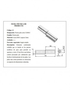 CERRADURA TESA 4240 25MM S/B HN