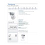 RUEDA POLIAMIX BLANCA DIAMETRO 60mm CON PLACA GIRATORIA REF. 2-0042