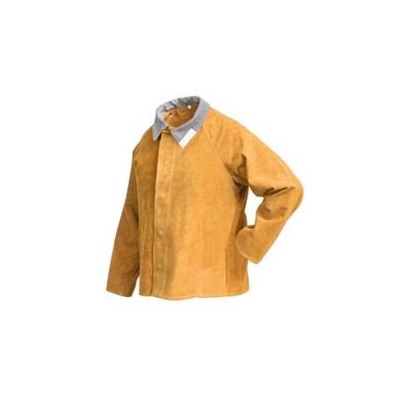 CAZADORA PARA SOLDADOR DE CUERO MODELO BEST TALLA XL.