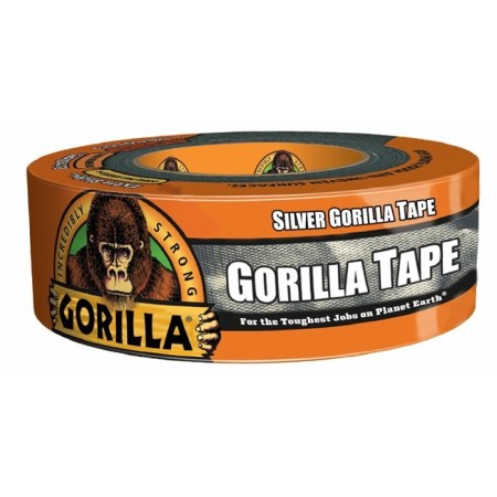 CINTA AMERICANA REFORZADA GORILLA TAPE DE 11m.X48mm. PLATA