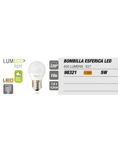 BOMBILLA LED LUMECO LIGHT...