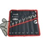 JUEGO DE LLAVES FIJAS PLANAS DOGHER DE 8pzs EN BOLSA DE NYLON  REF. 450-001