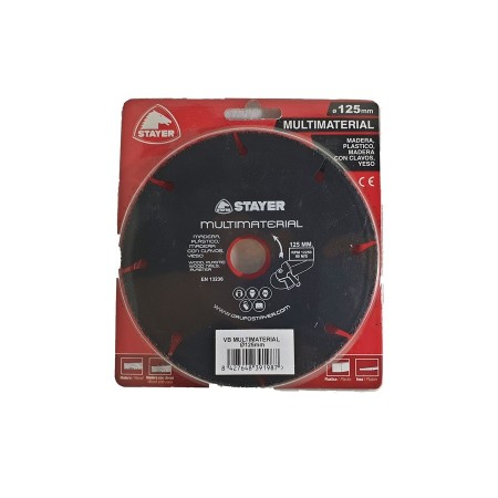 DISCO MULTIMATERIAL STAYER Ø125 PARA AMOLADORA