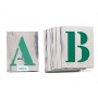 ABECEDARIO PARA ROTULAR DE 100mm EN ALUMINIO (JUEGO) Ref. 57-130