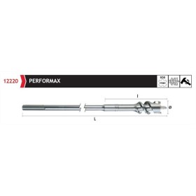 BROCA ROMPEDORA HEPYC PERFORMAX SDS-MAX DE Ø65x590X450mm. REF.1222