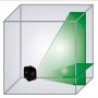 NIVEL LASER ACHA/SMART PRO VERDE EN CRUZ 25m IP54 ref. 54311D