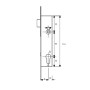 CERRADURA EMBUTIR TESA 2219/25/3SI SOLO RESBALON