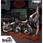PANTALON 3L DE ALGODON/ELASTICO GRIS FLEXWORK ref.FXW-300 TALLA S