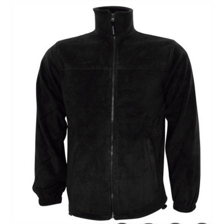 FORRO POLAR NEGRO WINTER CREMALLERA ENTERA/2 BOLSILLOS TALLA XXL