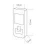 MEDIDOR LÁSER METRICA 30m FLASH MINI LÁSER ROJO Li-Ion ref. 61110