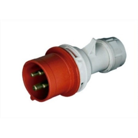 CLAVIJA CETAC ROJA 380V 3P+T 16A MACHO