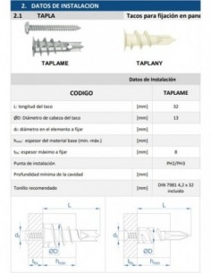 TORNILLO PANEL SANDWICH PUNTA BROCA MONTADO P16 - HERRAJES DEL PONIENTE