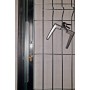 PUERTA METÁLICA PARA CERRAMIENTO DE VALLA PLEGADA 1,00 X1,50 METROS CINCADA CON PLACAS DE ANCLAJE
