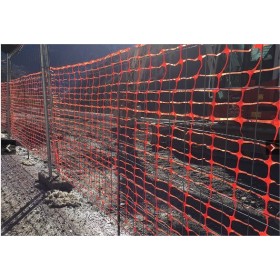 MALLA DE SEÑALIZACION NARANJA ROLLO 50x1m
