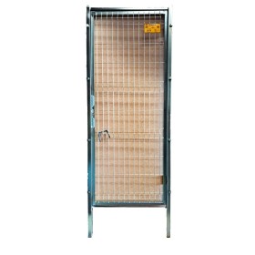 PUERTA METÁLICA PARA CERRAMIENTO DE VALLA PLEGADA 0,80 X 2 METROS CINCADA