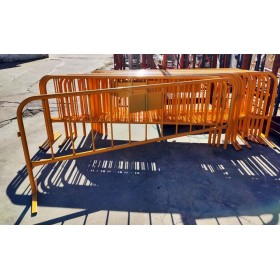 VALLA DE PROTECCION AMARILLA DE 2.5x1m