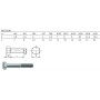 TORNILLO CABEZA HEXAGONAL DIN.931 5.6 M-14x100 ZINCADO (€/100uds)