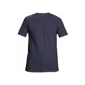 CAMISETA ALGODON TEESTA AZUL NAVY 160gr TALLA XL