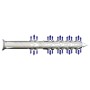 TACO NYLON SPIT B-LONG CABEZA HEXAGONAL Ø10x120/70mm (50uds) ref. 567972