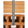 TACO NYLON SPIT B-LONG CABEZA HEXAGONAL Ø10x140/90mm (50uds) ref. 567973