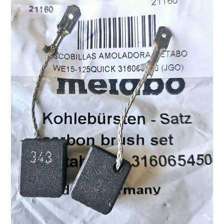 ESCOBILLAS AMOLADORA METABO WE15-125QUICK ref. 316065450