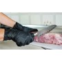 GUANTE NITRILO NEGRO SIN POLVO DE 6gr/0,24mm DERMIK NN60 (CAJA 100 UNIDADES) TALLA XL