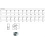 TUERCA HEXAGONAL DIN.934 CALIDAD 8 M-20 ZINCADA (€/100uds)